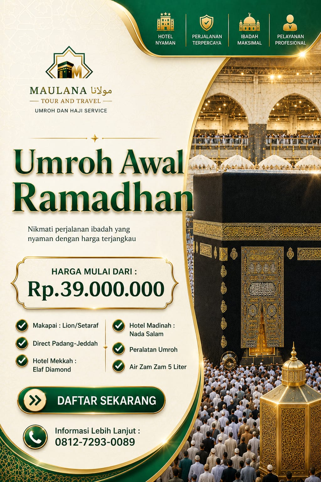 umroh awal ramadhan - Maulana Tour